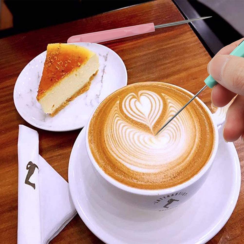 4Pcs 5.2 Inches Sugar Stir Needle, Cookie Scribe Needles Cake Decorating Needle Tool Cookie Decoration Supplies Mother'S Day Gif